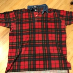 Polo Ralph Lauren denim collar polo